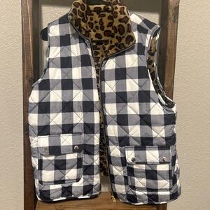 Black and White Vest